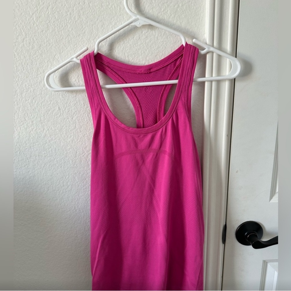 Lululemon Athletica Vibrant Pink Tank Top
